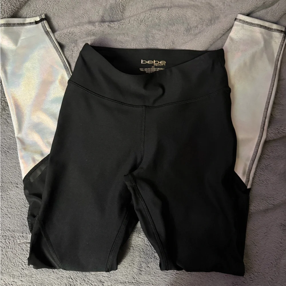 Two pairs of women's BEBE sport workout pants - Picture 8 of 12